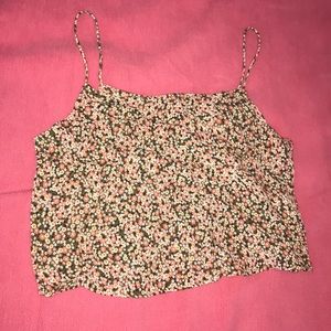 Floral fancy tank top